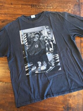 Vintage Star Wars Chewbacca C3PO at Barber Shop Graphic T-Shirt XL